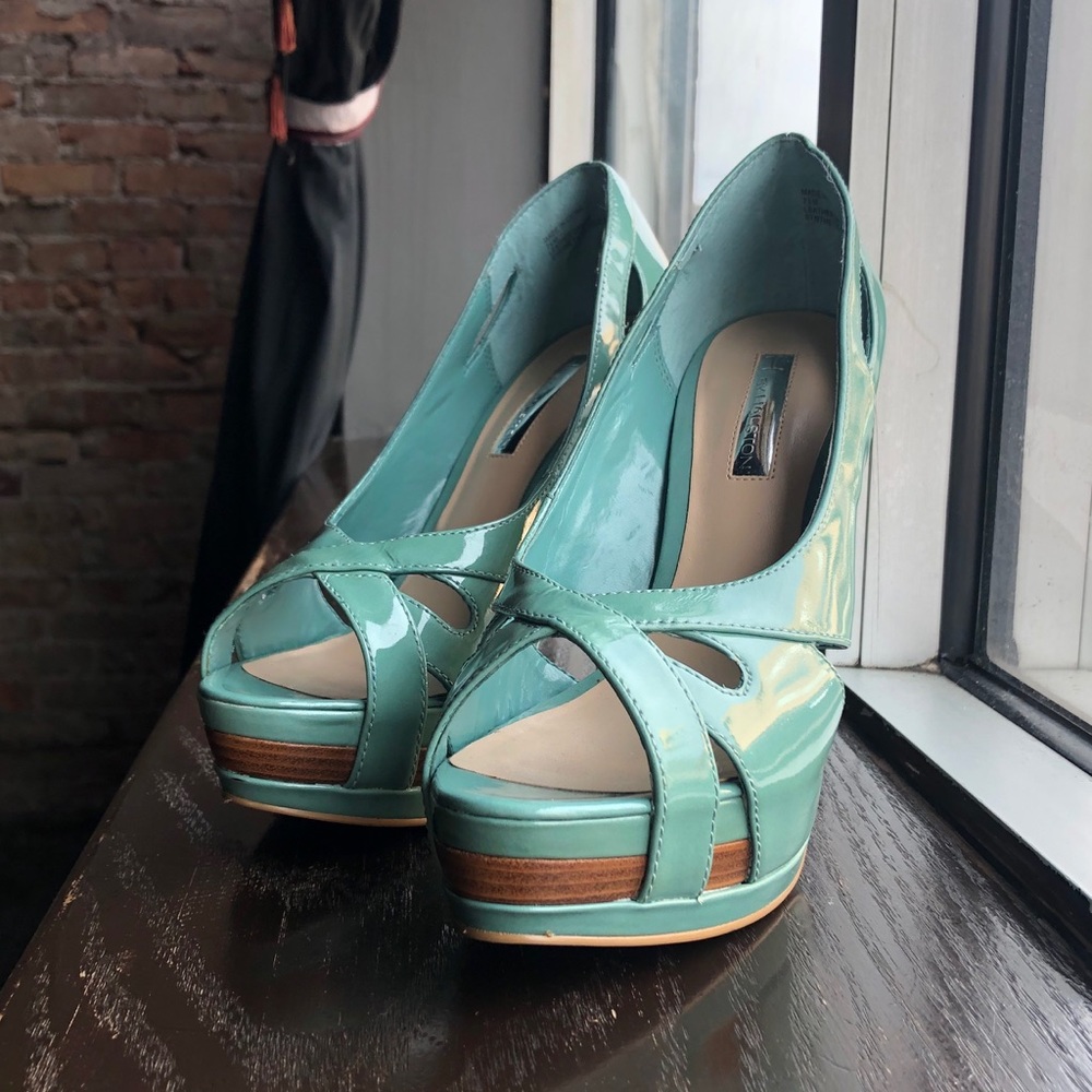 H by Halston Peep Toe Stilettos -Size 7.5